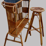 Rattan bar and this chair