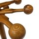 Vintage Pinewood Sputnik Freestanding Coat Rack, 1970s Design