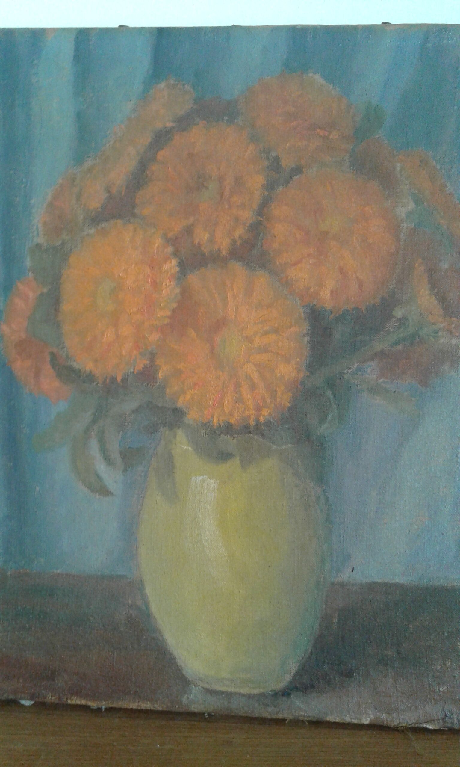 Still life with bouquet of flowers circa 50
