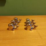 6 table card holders, whale