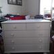 White lacquered chest of drawers