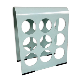 Door green bottles of water