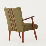 Armchair, teak construction, Scandinavian design of the 70s
