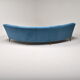 Curved Italian sofa 1950