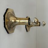 Pair of vintage Motoko Ishii wall lights for Staff Leuchten, brass, 1970