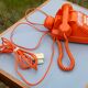 Téléphone vintage orange