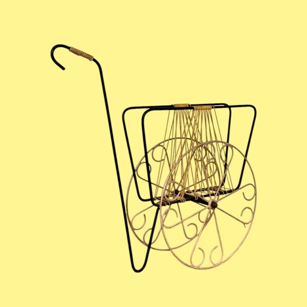 Porte-revues vintage scoubidou 60’s