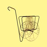 Vintage Scoubidou Magazine Rack 60's