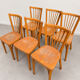 Lot de 6 chaises vintage en bois – Baumann