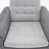 1970's Pair of Vintage Swivel Armchairs, Czechoslovakia