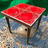 Vintage tiled square coffee table 60s/70s