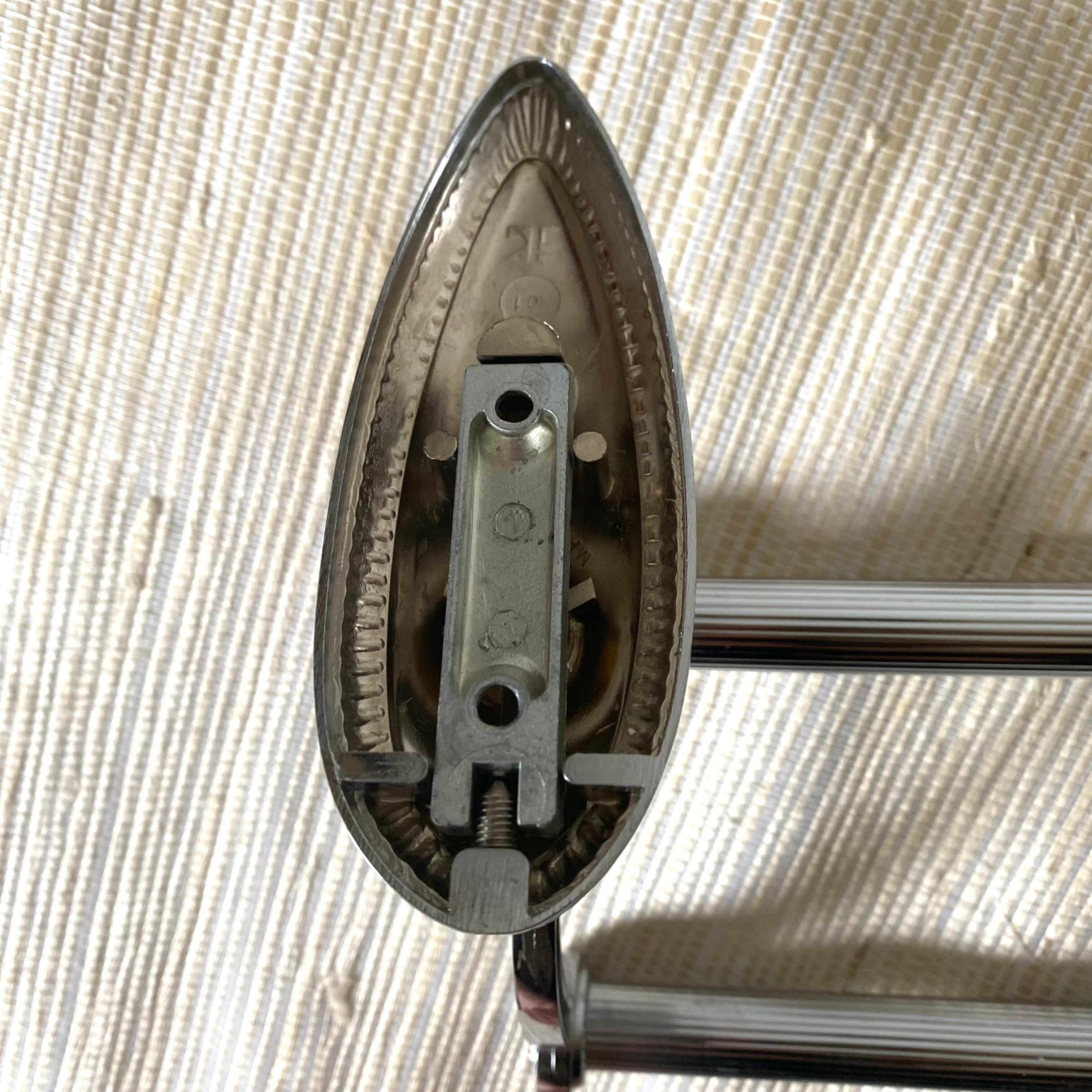 Retro bathroom towel rack