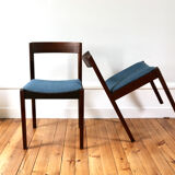 Series of 6 Scandinavian rosewood Gessef chairs