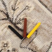 Grand Tapis Oriental Vintage Beige, Tapis Chinois Ancien, 260x342 Cm