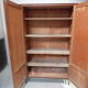 Vintage school cabinet, tubular base, 50/60 period