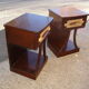 Pair of mahogany nightstands and mulching manufacturing Mexico in 1959