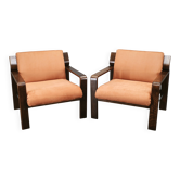 Paire de fauteuils Ludvík Volák pour Dřevopodnik Holešov, années 1970