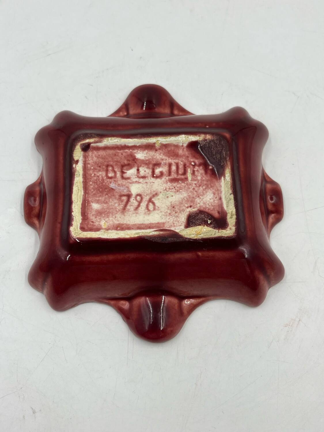 Thulin art deco earthenware ashtray
