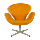 Fauteuil Swan Modèle 3320 jaune par Arne Jacobsen pour Fritz Hansen