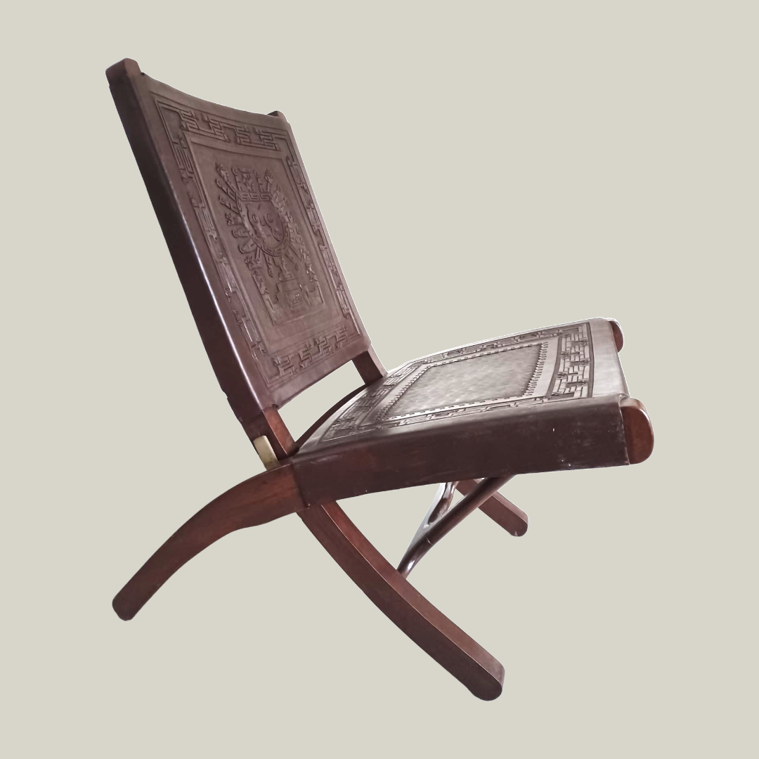 Angel I. Pazmino for Muebles De Estilo lounge chairs, Ecuador 1964