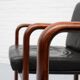 Fauteuil en frêne et cuir par Burkhard Voghterr pour Rosenthal, années 1970