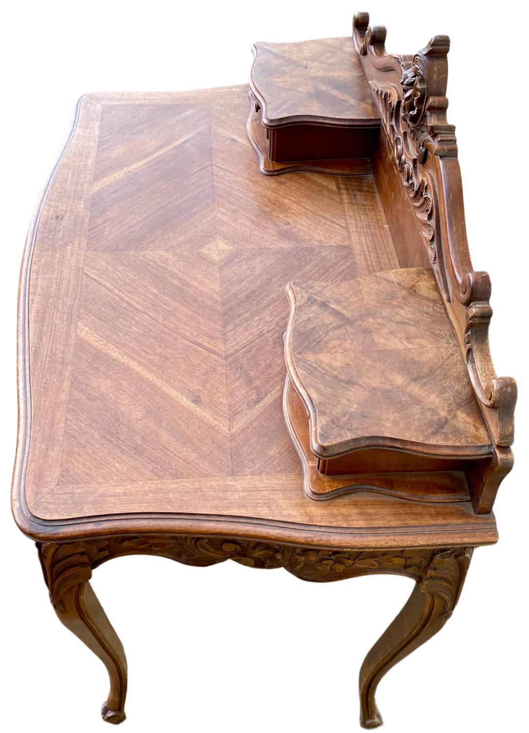 Louis XV desk, 19th century, carved.