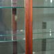 Rare glass-fronted Victorian apothecary cabinet.