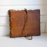 Miroir ancien doré biseauté
