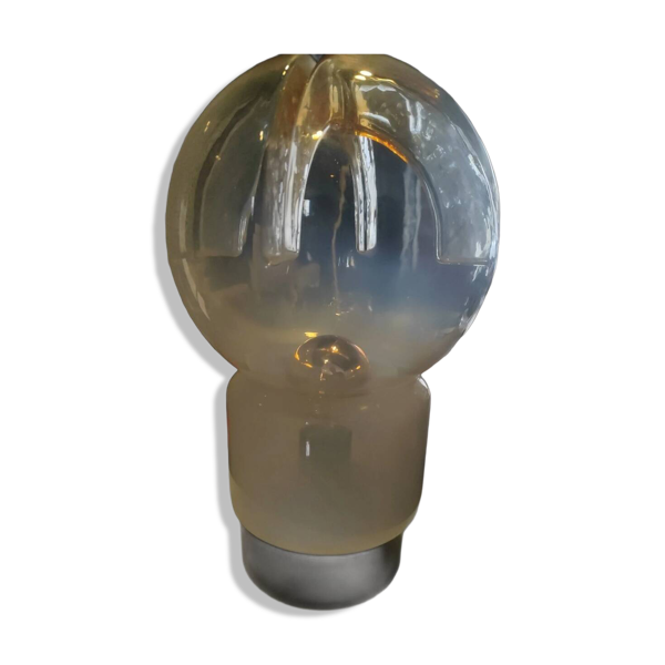 Lampe De Table Mazzega Murano Space Age 1970 UFO Art Glass Original