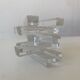 10 old crystal knife holders