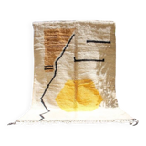 Handmade pure wool rug, size 250 x 250 cm.