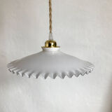 Opaline lace pendant lamp