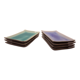 Rectangular ceramic ramekins