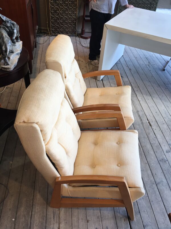 Paire de fauteuils Steiner