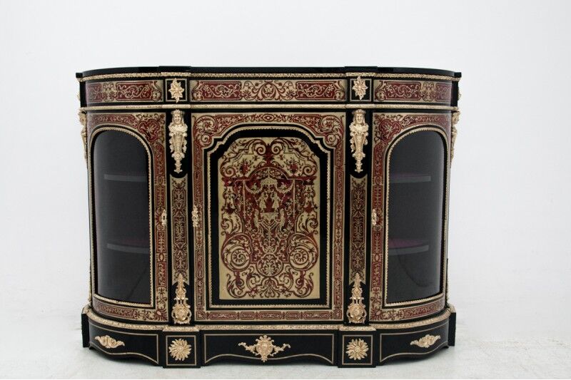 Boulle cabinet, France, circa 1860