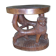 Carved table made of African ironwood.