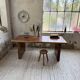 Table, bureau en teck 1970