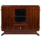 Vintage Art Deco French Sideboard with Marble Desk, 1930s