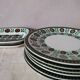 Set of 6 plates a dessert Boch model Walnut