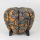 up to 3 Art Deco stools by Jindrich Halabala, leaf pattern, pouf, ottoman, 1930s