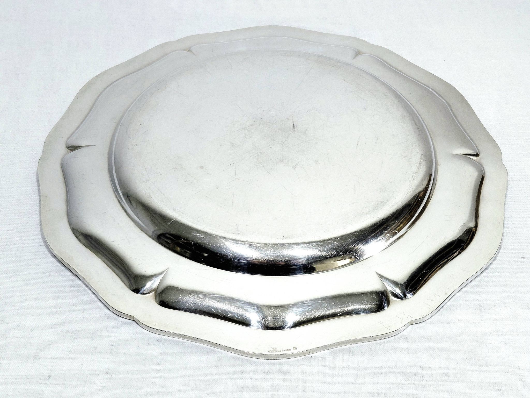 Christofle - Plat contours en métal argenté