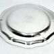 Christofle - Silver-plated metal rimmed plate