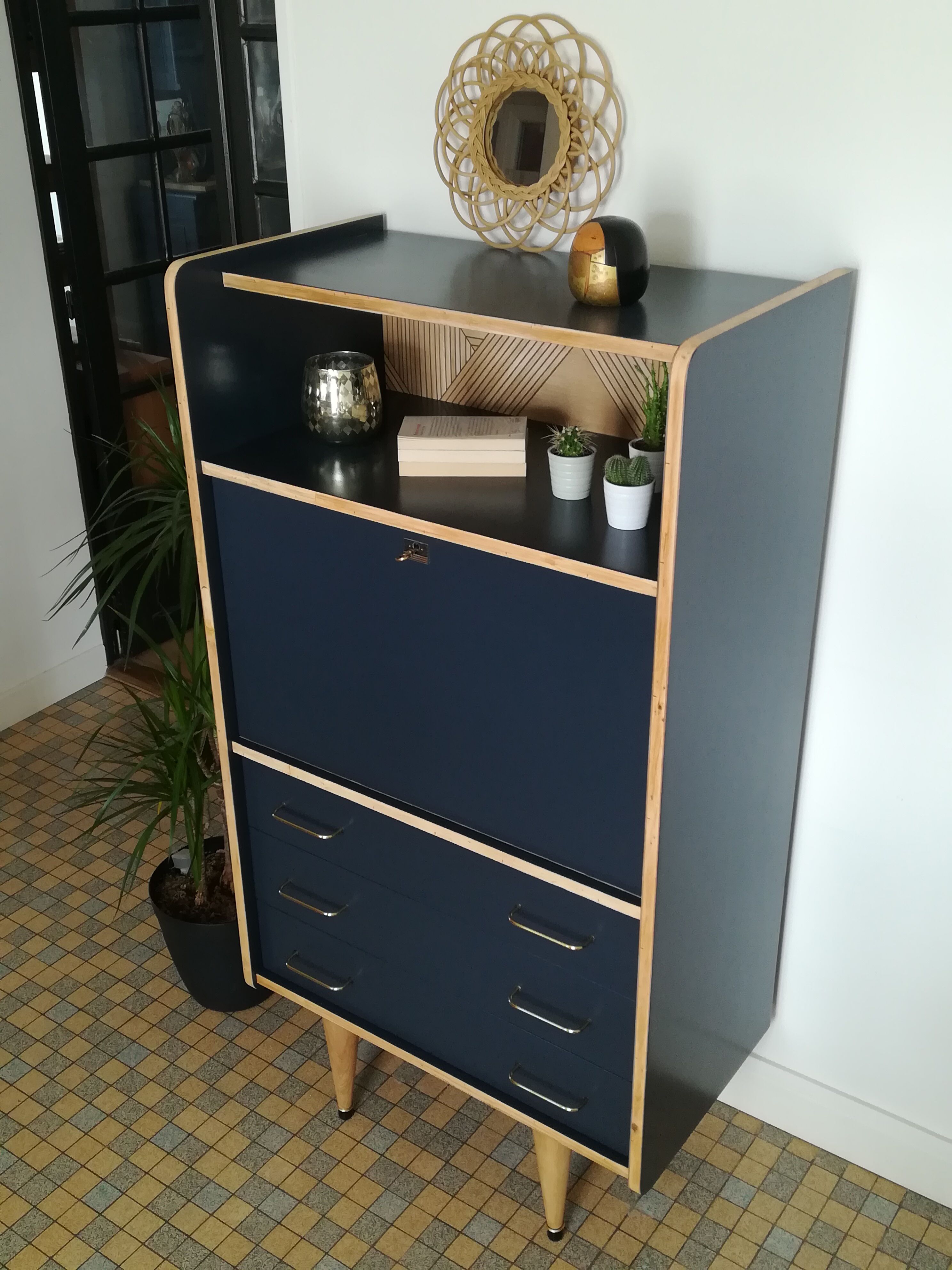 Vintage writing desk 50/60