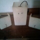 Chandelier and sconces