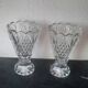 Pair of crystal vases