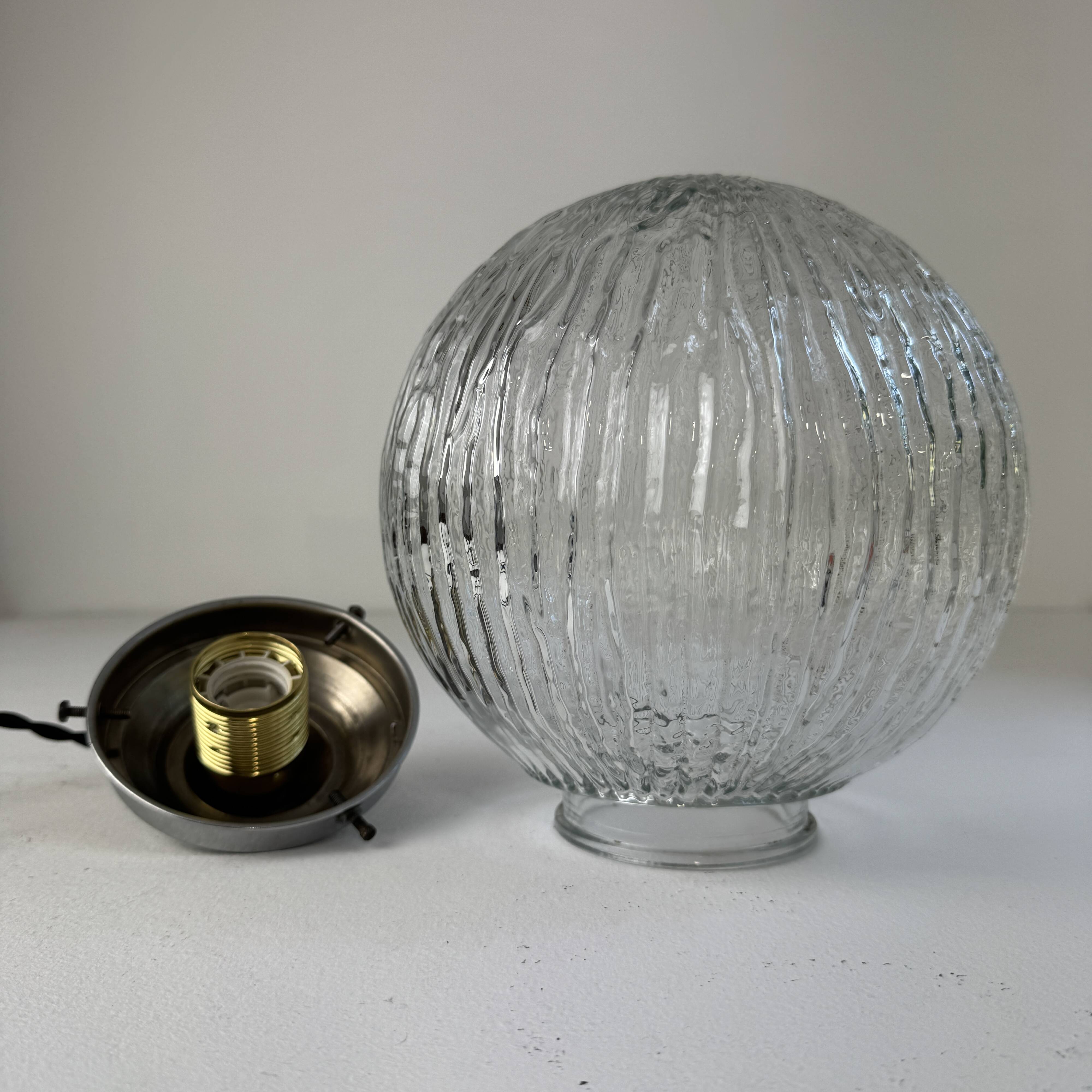 VINTAGE XL ART DECO CHANDELIER