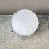 Old broc pot hand painted metal milk can