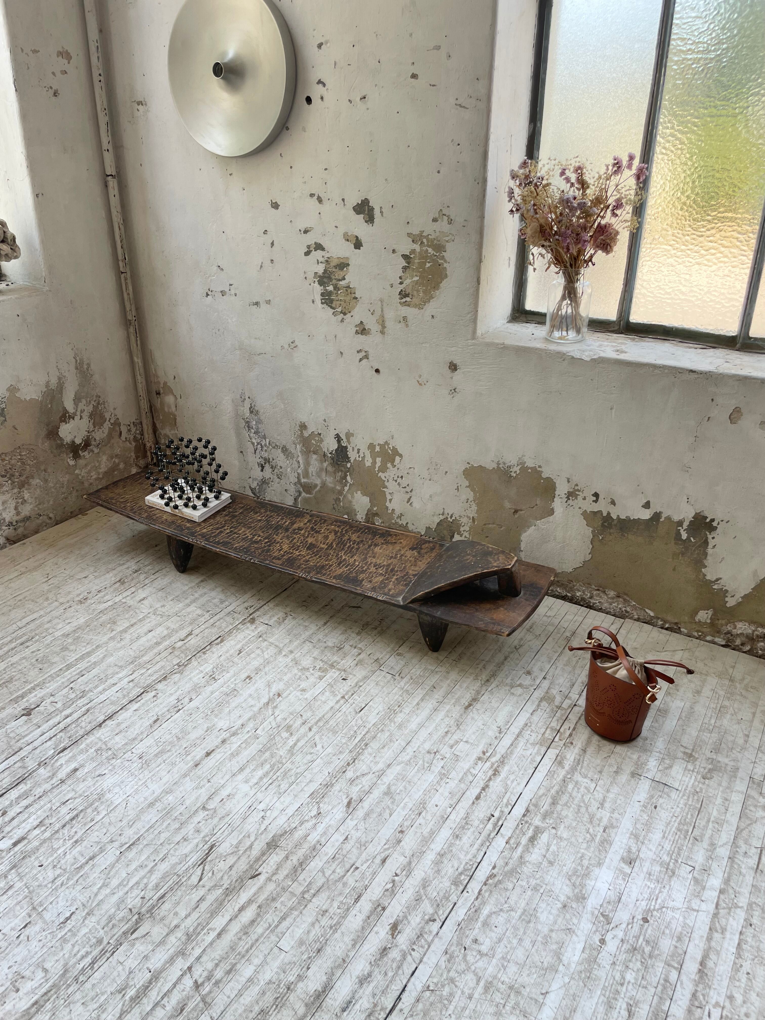 Senoufo coffee table bench from the 60s