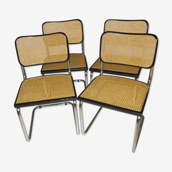 Suite 4 chairs B32 Marcel Breuer 1980