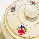 Teapot coffee maker & milk jar Sarreguemines france